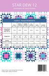 Quilt Cakes Star Dew 12 Quilt PATTERN Precut Friendly Pattern - Riley Blake INSTRUCTIONS Only