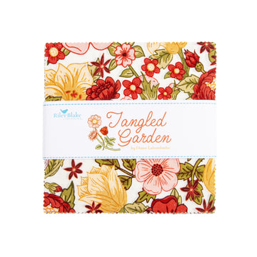 Tangled Garden 5" Stacker Floral Fabric - 5-18020-42 - 42-Piece Precut - Riley Blake Quilting Cotton Fabric