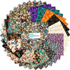 Witchypoo Layer Cake Halloween Fabric - 10SQ WITP 6PKJ - 42-Piece Precut - QT Fabrics Quilting Cotton Fabric