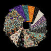 Witchypoo Fat Quarter Bundle Halloween Fabric - FATQU WITP 3PKJ - 18-Piece Precut - QT Fabrics Quilting Cotton Fabric