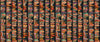 Image of Witchypoo Bookshelf Stripe Multi quilting cotton fabric by Morris Creative Group for QT Fabrics. Features books on a brown background. Cute Little Fabric Shop.