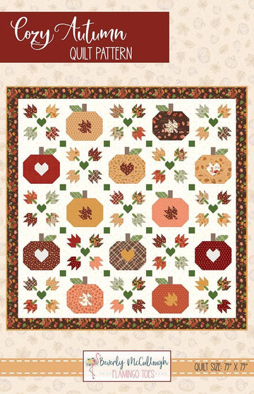 SALE Cozy Autumn Quilt PATTERN Precut Friendly Pattern - Riley Blake INSTRUCTIONS Only
