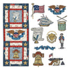 SALE Machine Embroidery American Independence Door Banner & Asset Pack Patriotic Images - ME100JAD24R5 - Riley Blake Embroidery Supplies