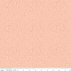Image of Tangled Gardens Seedling Blush quilting cotton fabric by Diane Labombarbe for Riley Blake Designs. Features leaves on a pink background. Cute Little Fabric Shop.
