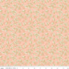 Image of Tangled Gardens Leaves Blush quilting cotton fabric by Diane Labombarbe for Riley Blake Designs. Features leaves on a pink background. Cute Little Fabric Shop.