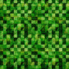Image of A Haunting We Will Go Checkboard Geo Kelly Green quilting cotton fabric by Morris Creative Group for QT Fabrics. Features a geometric pattern on a green background. Cute Little Fabric Shop.