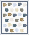 Mod Mugs Quilt PATTERN Christmas Pattern - Riley Blake INSTRUCTIONS Only
