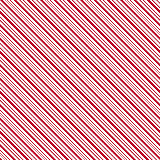 Image of A Perfect Winter Stripes Red quilting cotton fabric by Lori Whitlock for Riley Blake Designs. Features stripes on a red background. Cute Little Fabric Shop.