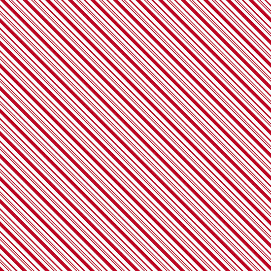 Image of A Perfect Winter Stripes Red quilting cotton fabric by Lori Whitlock for Riley Blake Designs. Features stripes on a red background. Cute Little Fabric Shop.