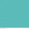 Image of Chasing Rainbows Scattered Stems Cottage quilting cotton fabric by Leslie Ryan for Riley Blake Designs. Features flowers on a blue background. Cute Little Fabric Shop.
