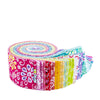 Chasing Rainbows 2.5" Rolie Polie Floral Fabric - RP-18010-40 - 40-Piece Precut - Riley Blake Quilting Cotton Fabric