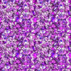 Image of Lumenique Mosaic Blender Orchid quilting cotton fabric by Dan Morris for QT Fabrics. Features a printed stained glass pattern on a purple background. Cute Little Fabric Shop.