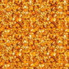 Image of Lumenique Mosaic Blender Orange quilting cotton fabric by Dan Morris for QT Fabrics. Features a printed stained glass pattern on an orange background. Cute Little Fabric Shop.