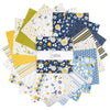 SALE Sunshine & Dandelions 10" Stacker Floral Fabric - 10-17920-42 - 42-Piece Precut - Riley Blake Quilting Cotton Fabric