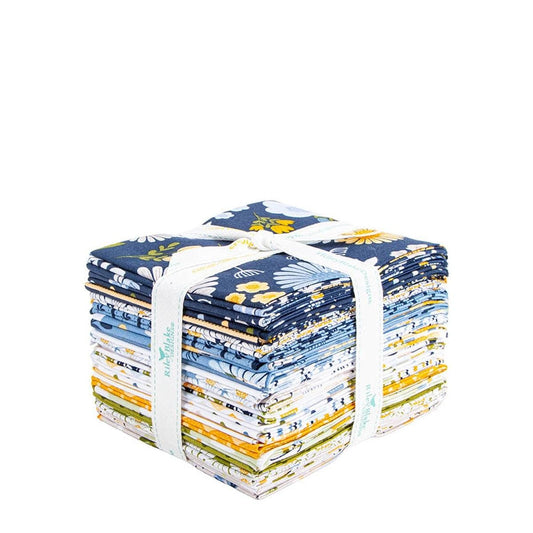 SALE Sunshine & Dandelions Fat Quarter Bundle Floral Fabric - FQ-17920-21 - 21-Piece Precut - Riley Blake Quilting Cotton Fabric