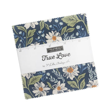 True Love Charm Pack Floral Fabric - 5260PP - 42-Piece Precut - Moda Fabrics Quilting Cotton Fabric