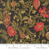 Image of Merry Manor 2025 Twinkling Vines Ebony quilting cotton fabric by Moda for Moda Fabrics. Features vines on a black background. Cute Little Fabric Shop.