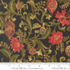 Image of Merry Manor 2025 Twinkling Vines Ebony quilting cotton fabric by Moda for Moda Fabrics. Features vines on a black background. Cute Little Fabric Shop.