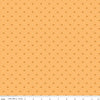 Image of Baked With Love Pie Marigold quilting cotton fabric by Lori Holt for Riley Blake Designs. Features a geometric pattern on a yellow background. Cute Little Fabric Shop.