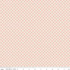 Image of Baked With Love Gathering Pretty In Pink quilting cotton fabric by Lori Holt for Riley Blake Designs. Features leaves on a pink background. Cute Little Fabric Shop.
