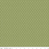 Image of Baked With Love Dish Towel Thyme quilting cotton fabric by Lori Holt for Riley Blake Designs. Features stripes on a green background. Cute Little Fabric Shop.