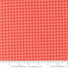Image of Poinsettia and Pear Houndstooth Geranium quilting cotton fabric by Sherri & Chelsi for Moda Fabrics. Features houndstooth on a pink background. Cute Little Fabric Shop.