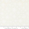 Image of Merrily on High Softly Snowing Snow White quilting cotton fabric by Sweetfire Road for Moda Fabrics. Features tonal snowflakes on a white background. Cute Little Fabric Shop.