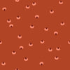 Image of Persimmon Persimmons Cayenne quilting cotton fabric by Rashida Coleman Hale of Ruby Star Society for Moda Fabrics. Features fruits on a red background. Cute Little Fabric Shop.