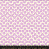 Image of Persimmon Leaf Macaron quilting cotton fabric by Rashida Coleman Hale of Ruby Star Society for Moda Fabrics. Features a geometric pattern on a purple background. Cute Little Fabric Shop.