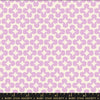 Image of Persimmon Leaf Macaron quilting cotton fabric by Rashida Coleman Hale of Ruby Star Society for Moda Fabrics. Features a geometric pattern on a purple background. Cute Little Fabric Shop.