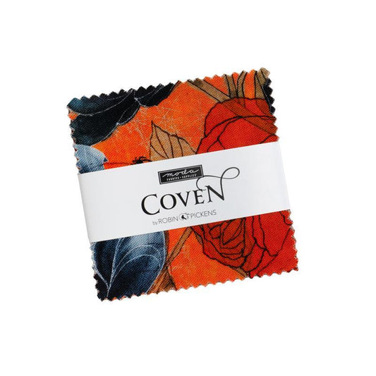 Coven Mini Charm Pack Halloween Fabric - 48800MC - 42-Piece Precut - Moda Fabrics Quilting Cotton Fabric
