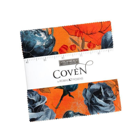 Coven Charm Pack Halloween Fabric - 48800PP - 42-Piece Precut - Moda Fabrics Quilting Cotton Fabric
