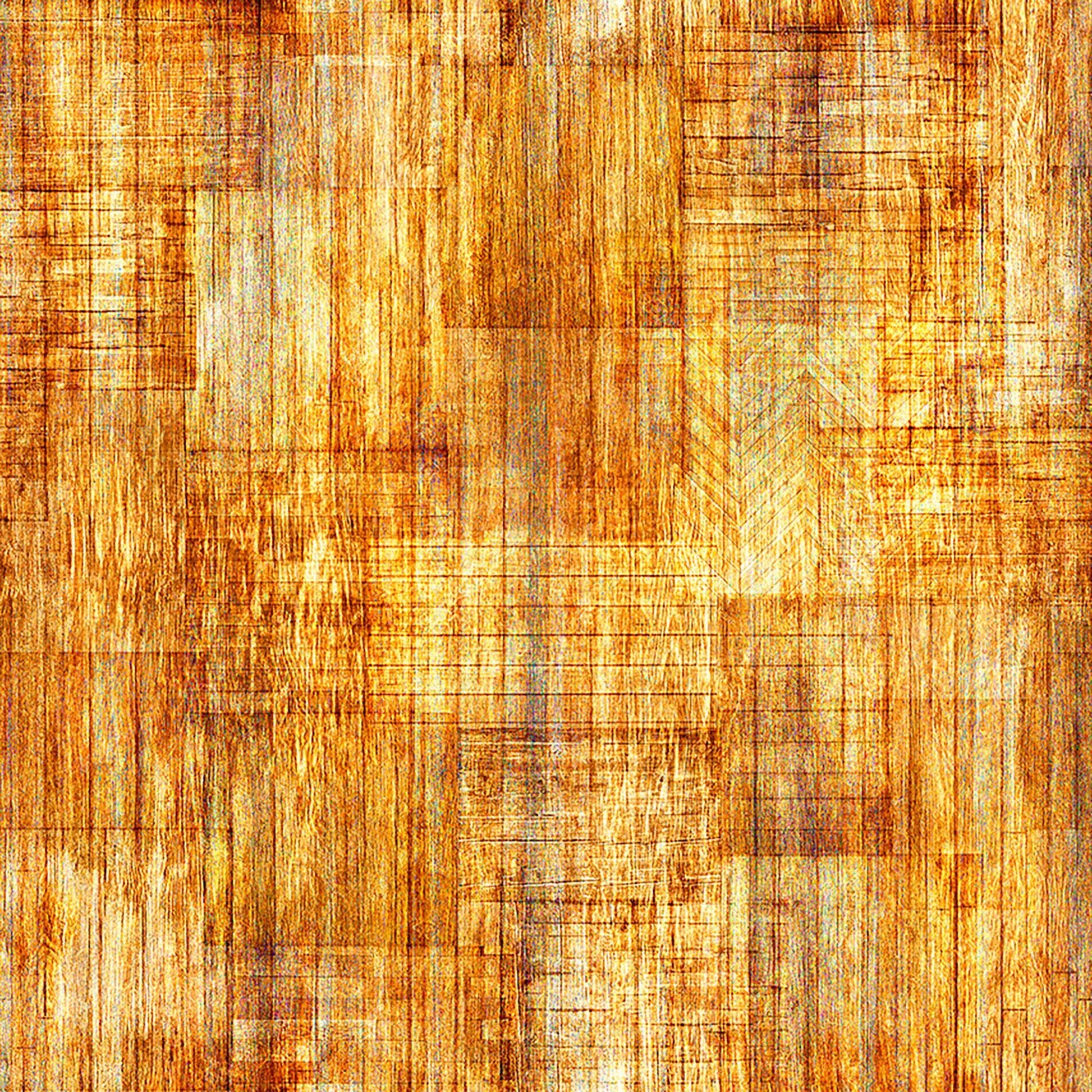 Image of Into The Woods Wood Texture Honey quilting cotton fabric by Morris Creative Group for QT Fabrics. Features printed wood texture on a yellow background. Cute Little Fabric Shop.