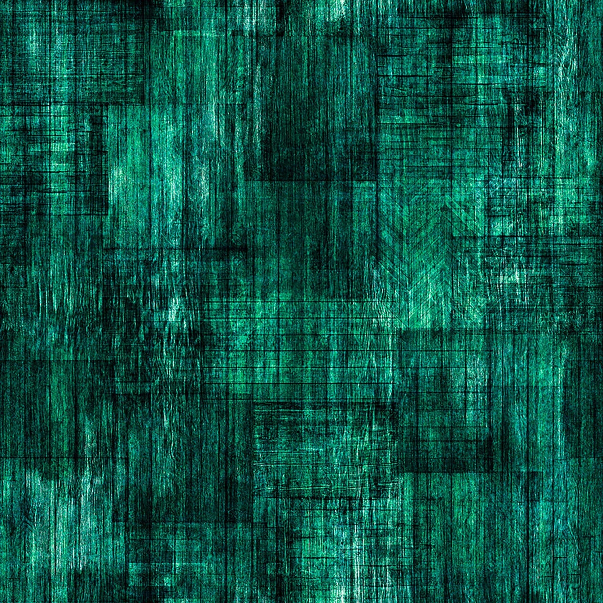 Image of Into The Woods Wood Texture Spruce quilting cotton fabric by Morris Creative Group for QT Fabrics. Features printed wood texture on a green background. Cute Little Fabric Shop.