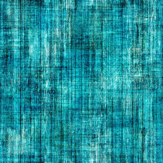 Image of Into The Woods Wood Texture Ocean quilting cotton fabric by Morris Creative Group for QT Fabrics. Features printed wood texture on a blue background. Cute Little Fabric Shop.