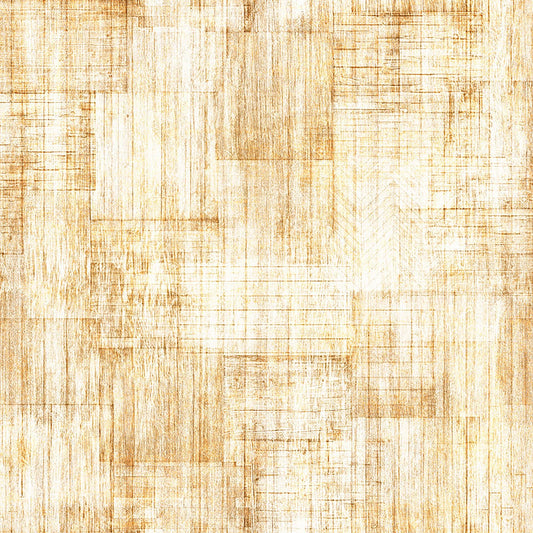 Image of Into The Woods Wood Texture Sand quilting cotton fabric by Morris Creative Group for QT Fabrics. Features printed wood texture on a cream background. Cute Little Fabric Shop.