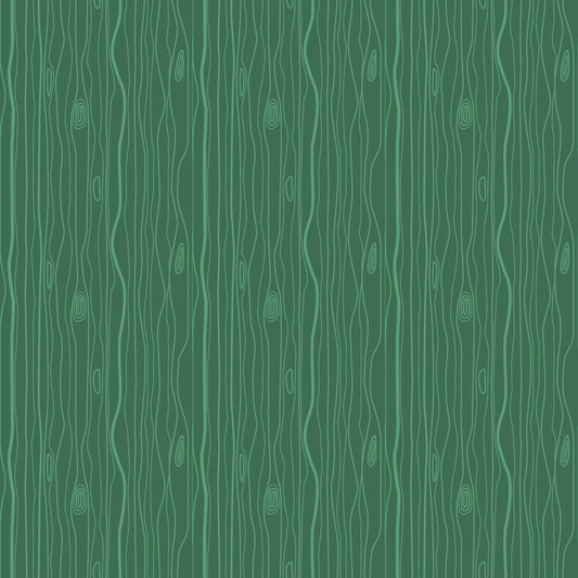 FLANNEL Woodland Wood Grain Green Printed Texture Fabric - F10633 - Riley Blake FLANNEL Cotton Fabric