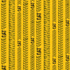 CAT Tracks Yellow Striped Fabric - C9103 - Riley Blake Quilting Cotton Fabric Official Licensed Product
