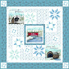 Snowflakes Over Covered Bridges Quilt Kit Christmas Fabric - KT-18000 - Riley Blake Quilting Cotton Fabric