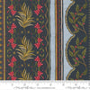 Image of Silent Night Palms of Wonder Holy Night quilting cotton fabric by Watercolour Heart for Moda Fabrics. Features stripes on a black background. Cute Little Fabric Shop.