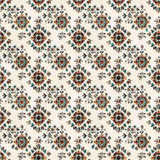 Image of Canyonlands Southwest Floral Cream quilting cotton fabric by Morris Creative Group for QT Fabrics. Features flowers on a cream background. Cute Little Fabric Shop.