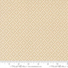 Image of True Love Checkmate Oatmeal quilting cotton fabric by Lella Boutique for Moda Fabrics. Features a geometric pattern on a beige background. Cute Little Fabric Shop.