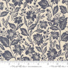 Image of True Love Romance Bloom Cream quilting cotton fabric by Lella Boutique for Moda Fabrics. Features flowers on a cream background. Cute Little Fabric Shop.