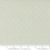 Image of True Love Checkmate Robins Egg quilting cotton fabric by Lella Boutique for Moda Fabrics. Features a geometric pattern on a blue background. Cute Little Fabric Shop.