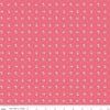 SALE Prim Daisy Tea Rose Pink Floral Fabric - C9694 - Riley Blake Quilting Cotton Fabric