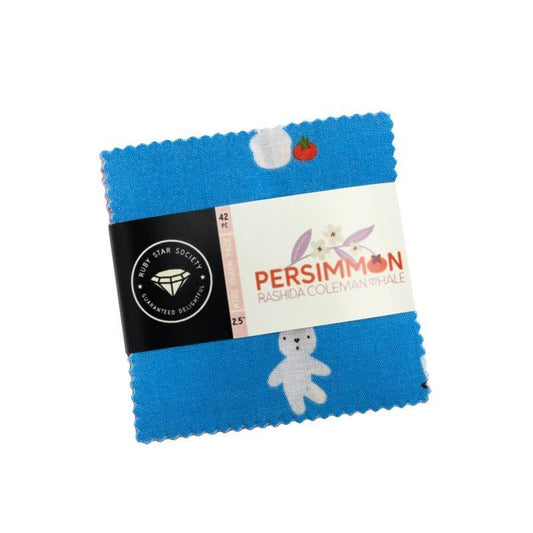 Persimmon Mini Charm Pack Plants Fabric - RS1118MC - 42-Piece Precut - Moda Fabrics Quilting Cotton Fabric