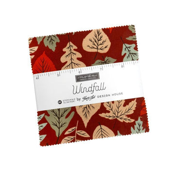 Windfall Charm Pack Autumn Fabric - 45650PP - 42-Piece Precut - Moda Fabrics Quilting Cotton Fabric