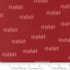 Image of Chilly The Forest Red quilting cotton fabric by Sweetwater for Moda Fabrics. Features trees on a red background. Cute Little Fabric Shop.