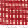 Image of Chilly Gingham Red quilting cotton fabric by Sweetwater for Moda Fabrics. Features gingham on a red background. Cute Little Fabric Shop.