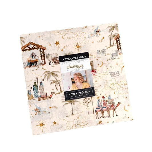 Silent Night Layer Cake Christmas Fabric - 40050LC - 42-Piece Precut - Moda Fabric Quilting Cotton Fabric